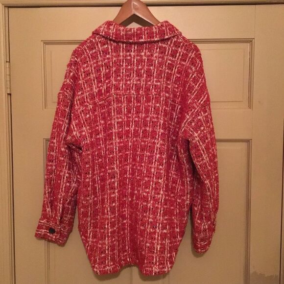 NWOT Beach Riot Noelle Jacket In Merry Sparkle Tweed - Picture 6 of 6